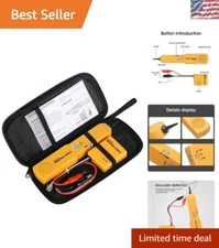 Wire Tracer and Phone Line Tester with Volume Control - 1-Year Warranty