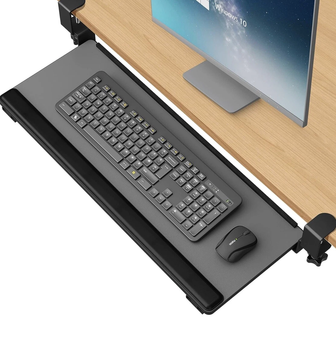 Desk sliding 2024 keyboard tray