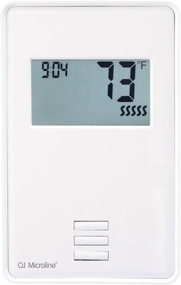 Thermostat with Built-In GFCI. Non Programmable Thermostat for Infloor Heating S