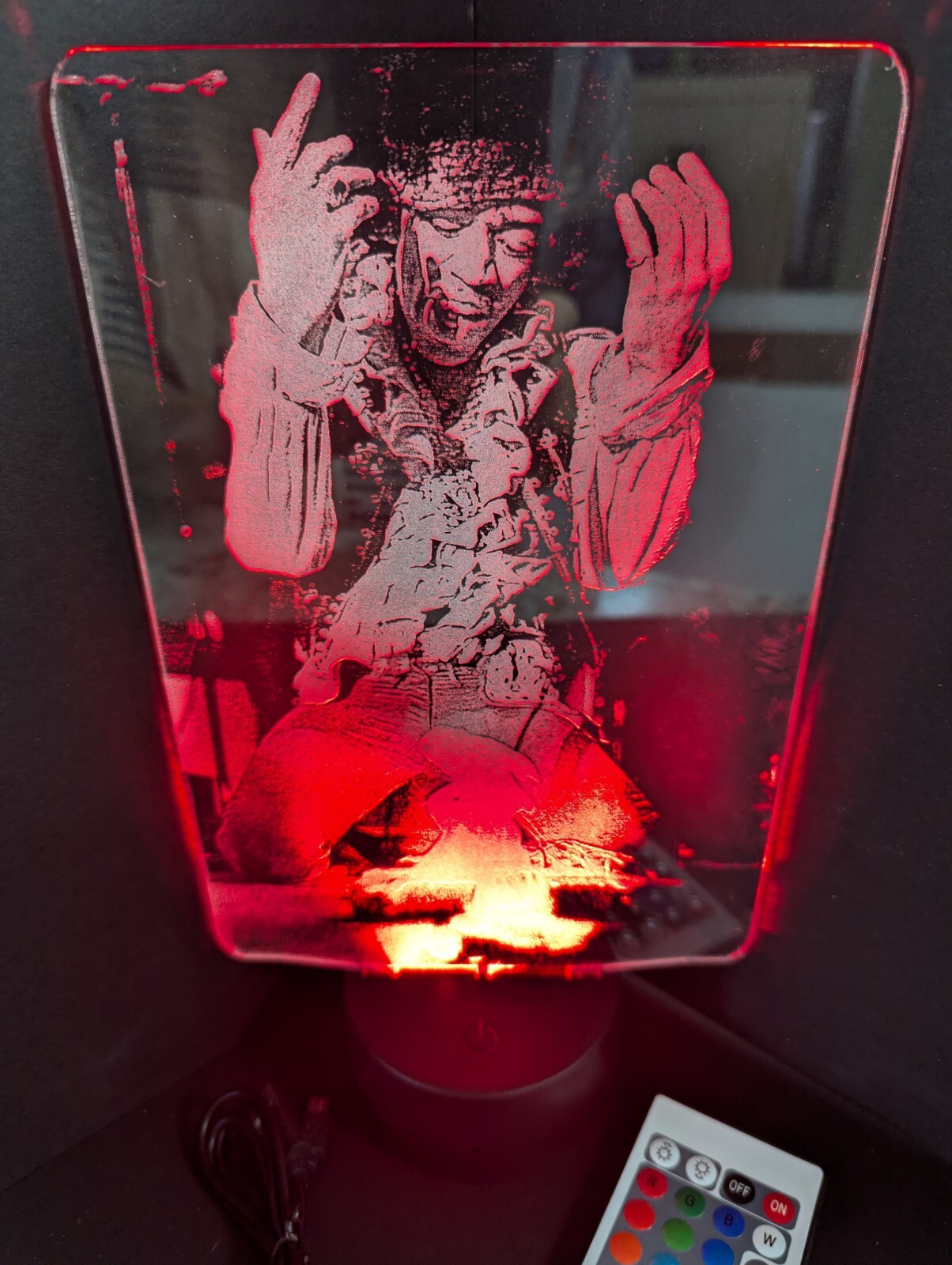 Jimi Hendrix L.E.D. Large light display