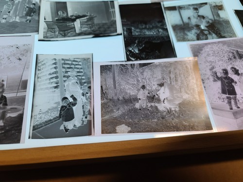VTG 1940s 50s Negatives Film Large Format Photo Black White Lot 34 Kids Family - Picture 10 of 18