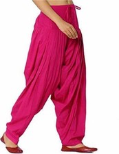 100 pure cotton Multi-colors Plain Patiala Salwar Pants for Women  Girls