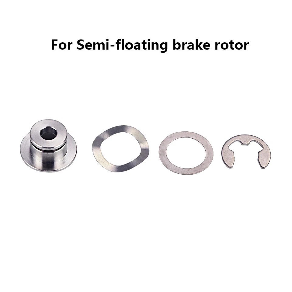 Kit de 10 juegos de bobinas de disco de freno de aleación Ti con circlips universales para motocicletas Foto 4 de 4