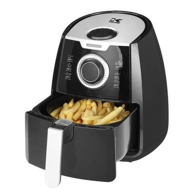 Friteuse à Air Kalorik 3,2 Qt - 1400W, Noir, Support Double Couche - NEUVE