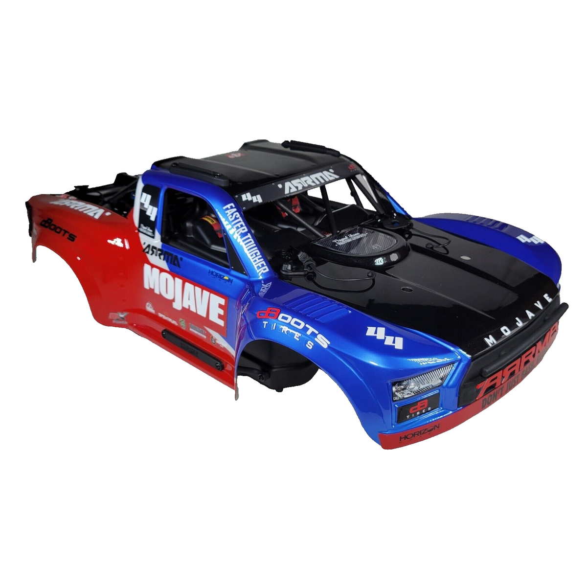Arrma Mojave 4S Body Factory Painted Decaled Blue Red White W