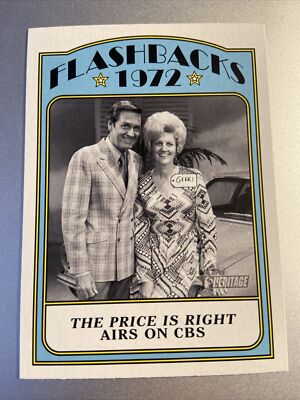 2021 Topps Heritage News Flashbacks Bob Barker The Price Is Right Airs on CBS