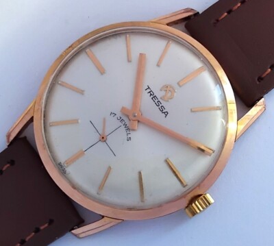 17 JEWELS SWISS MADE TRESSA WIND UP MEN'S VINTAGE