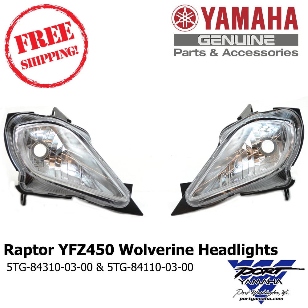 Curacao Motorcycle Shop Yamaha Raptor 660 Headlights, 51 OFF