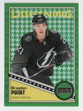 2019-20 O-Pee-Chee Platinum Retro Green Houndstooth #R-32 Brayden Point 13/15