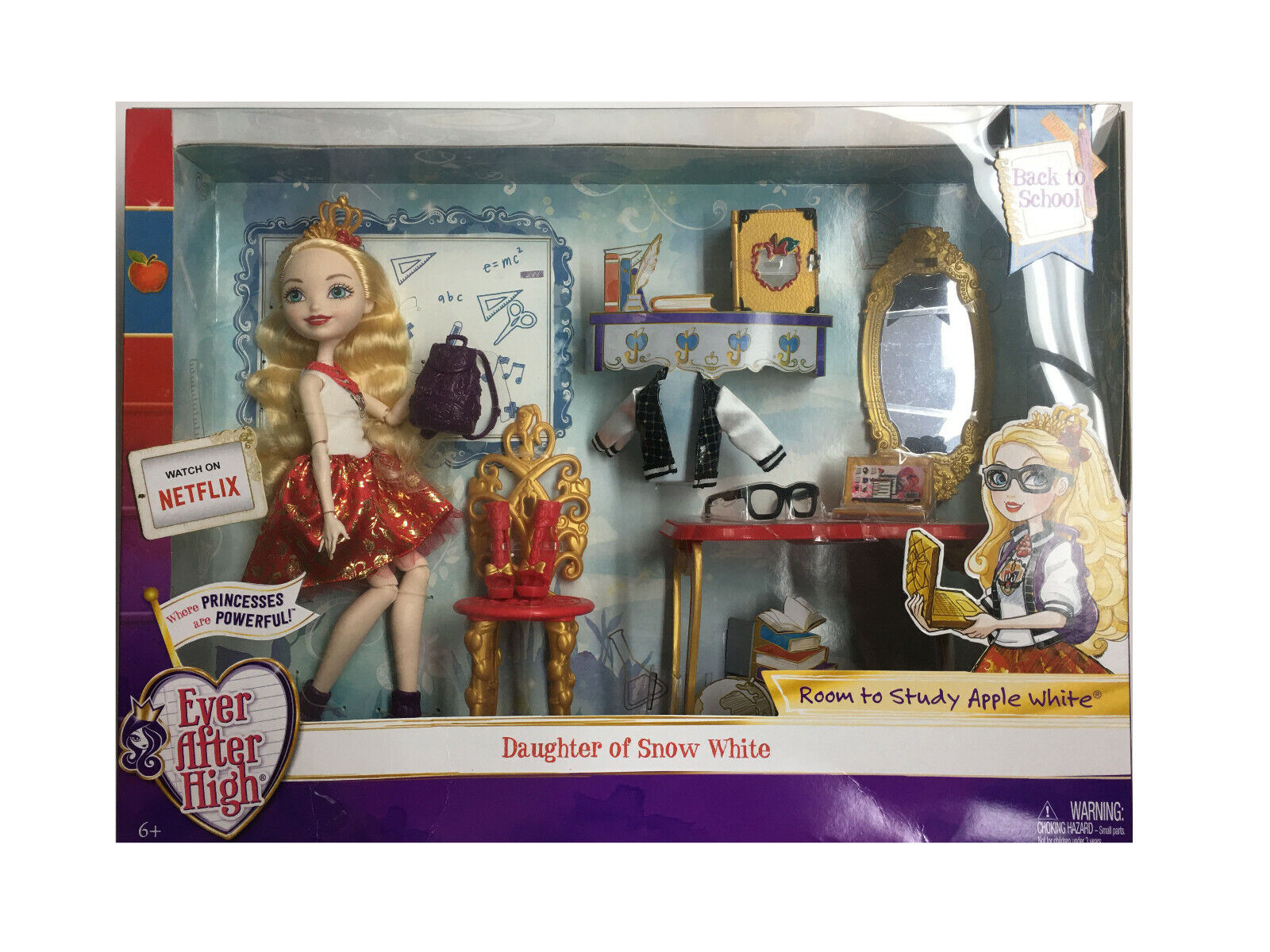 Ever After High Apple White Room to Study Doll