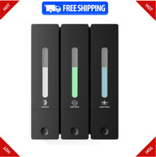 Shampoo and Conditioner Dispenser - Wall-Mounted 3-Chamber Shower Soap Dispenser