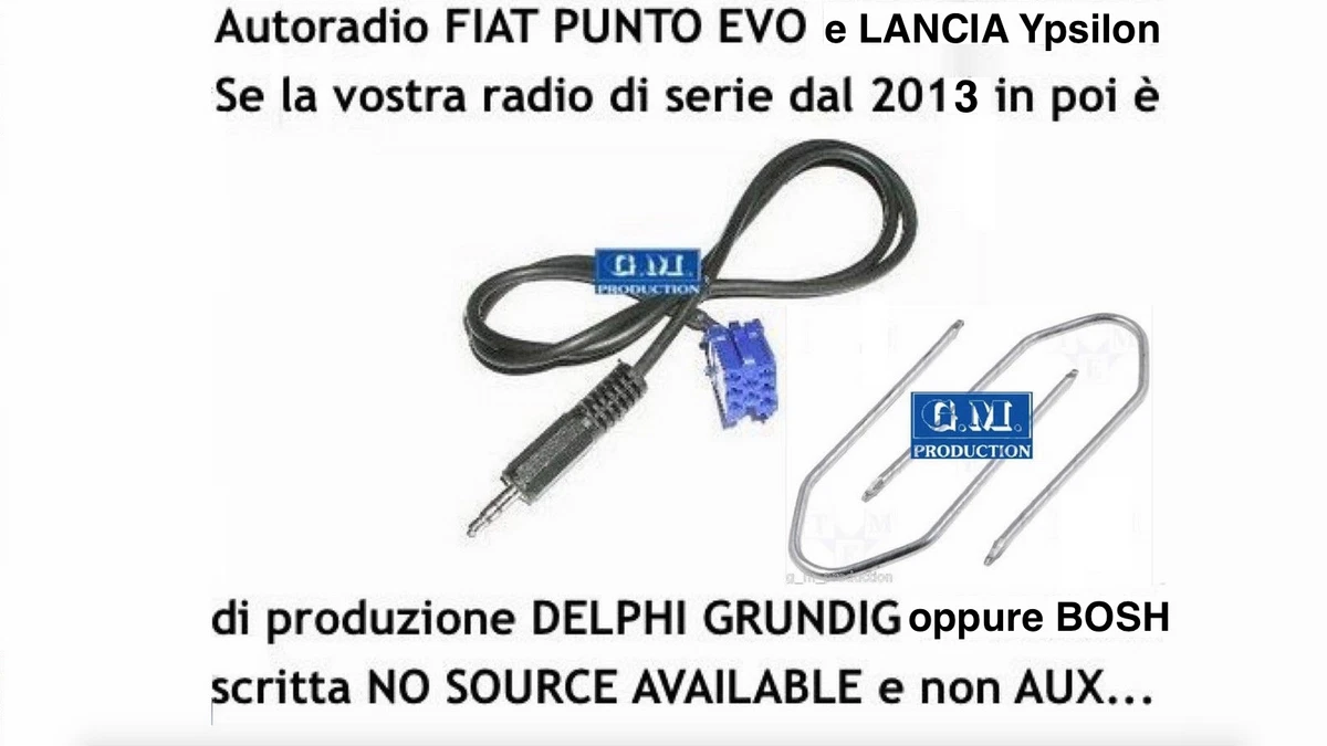 Cavo Aux Stereo Specifico Per Fiat Bravo II Retrofit MP3 - Foto 2