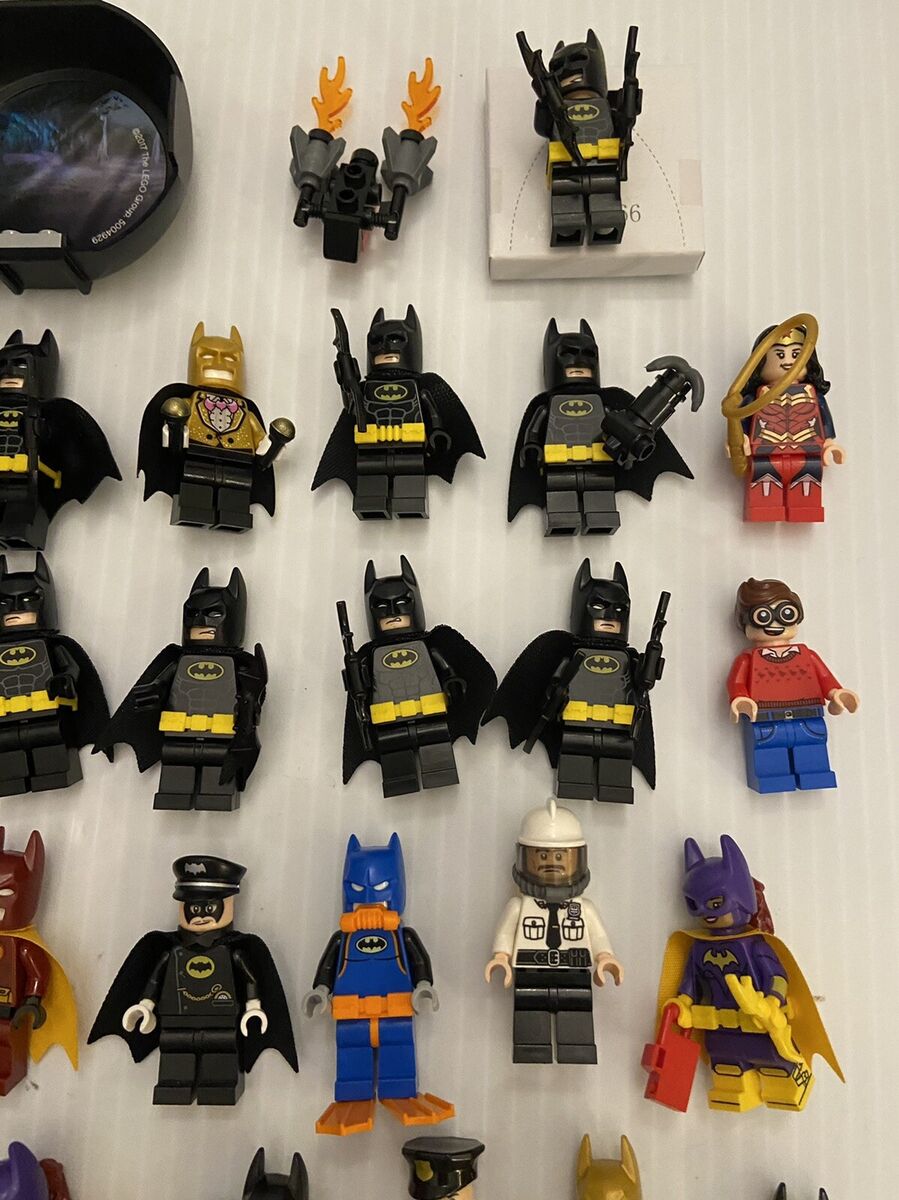 LEGO Batman The Movie Minifigure Mini Figure lot Of 47 + Extras! Lego Movie  LOOK