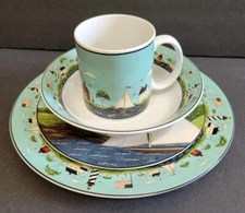 1 Place setting WARREN KIMBLE 1998 'COASTAL BREEZE By Oneida Sakura NEW