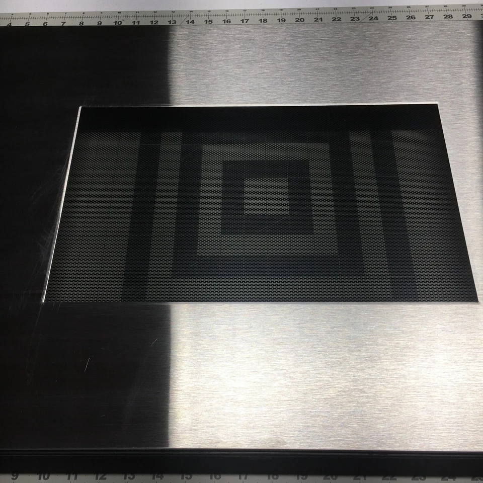 Panel de puerta exterior de vidrio inoxidable Dacor OEM 27" 66272 27633 #1 Foto 3 de 4