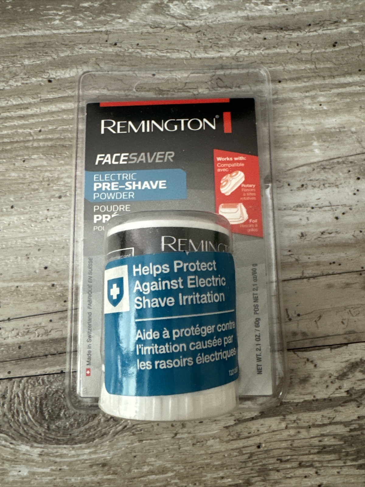 Remington Razor Face Saver Electric Pre Shave Powder 2.1 Ounce (SEALED