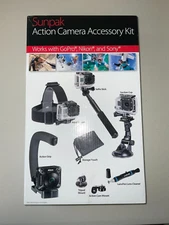 Sunpak Action Camera Accessory Kit GoPro Nikon Sony Accessories Mount