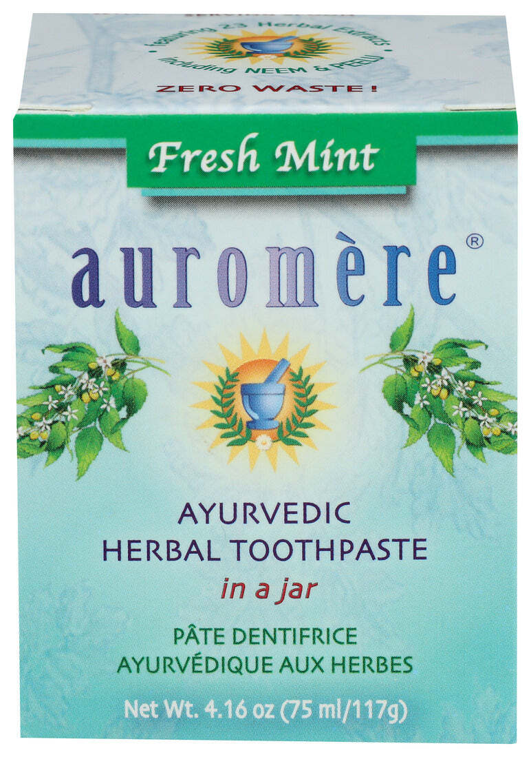 Зубная паста Auromere Top Formant Harbor в баночке со свежей мятой по 1 штуке по 416 унции 3190₽