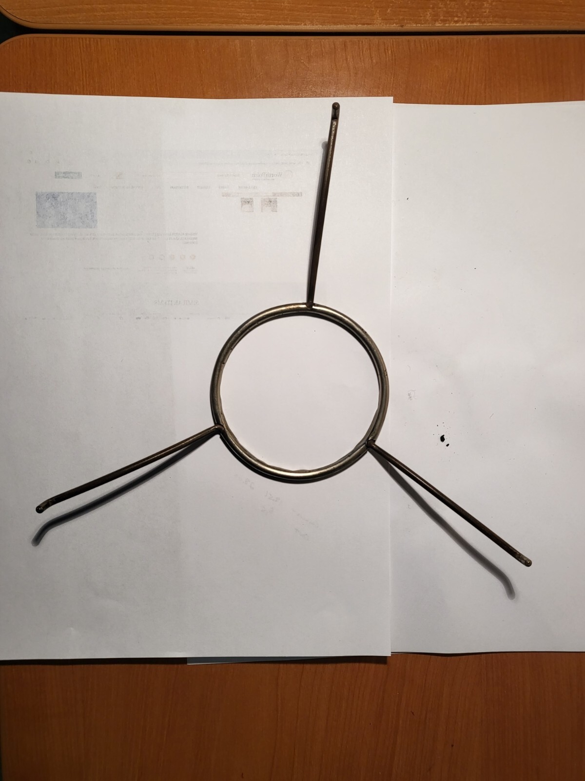 2 Vintage Aladdin Lamp Shade Holder's 10 inch and 12 inch eBay