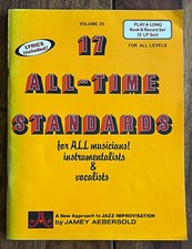 „17 ALL-TIME STANDARDS“ von Jamey Aebersold - Jazz-Songbook, Improvisation