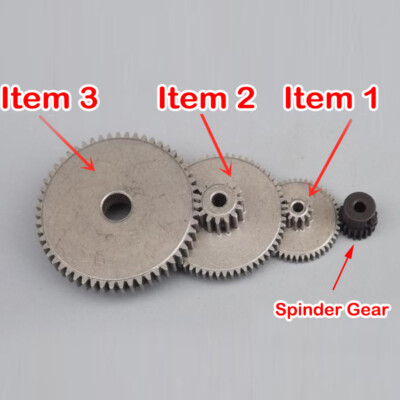 0.5 0.6 0.8 Modulus Metal Gear Double-tooth Gearbox Spindle Motor Transmission