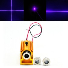 405nm 50mw violet blue laser module with 12mm Hestsink dot line cross 12x35mm
