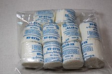 Lot of 10 Vtg Ry-ette Spinning Wheel 2" Rug Yarn White/Cream Pre-Cut Latch Hook