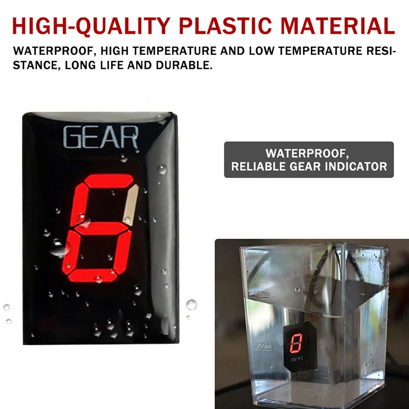 For Suzuki GSXR 750 GSXR750 1996-2020 Motorcycle Gear Display Indicator Meter Foto 4 de 4