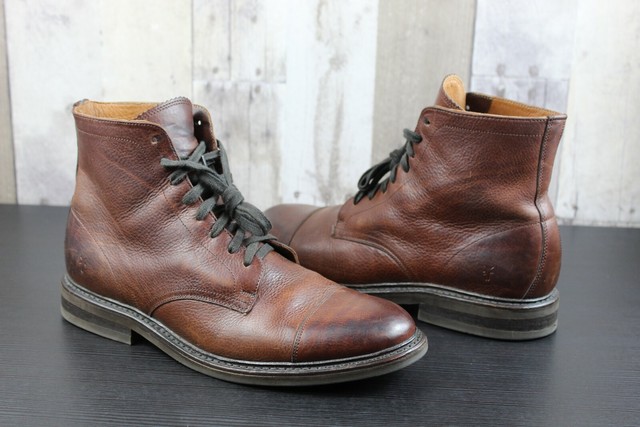 frye seth cap toe boot review