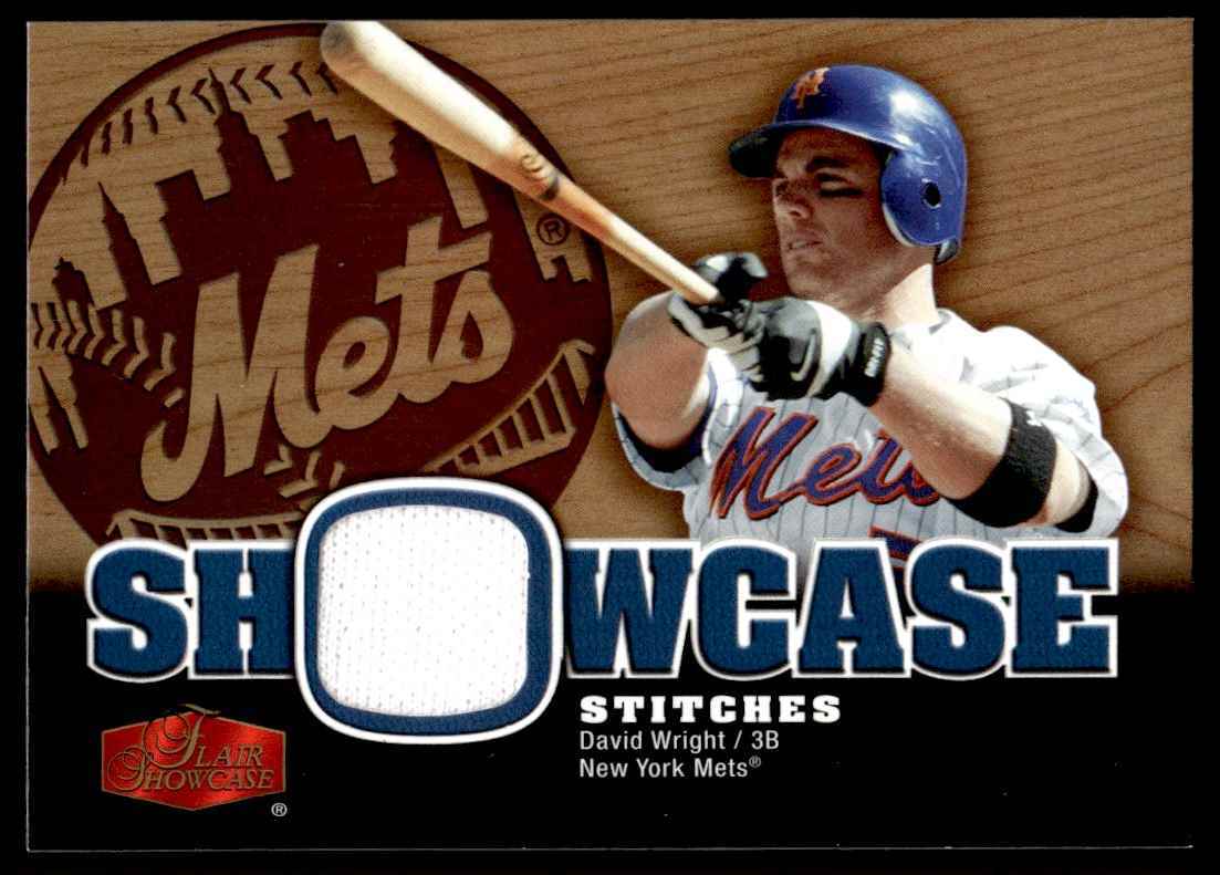 2006 Flair Showcase Stitches David Wright Mets #SS-WR