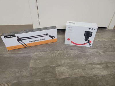 InnoGear microphone stand with Fifine mic