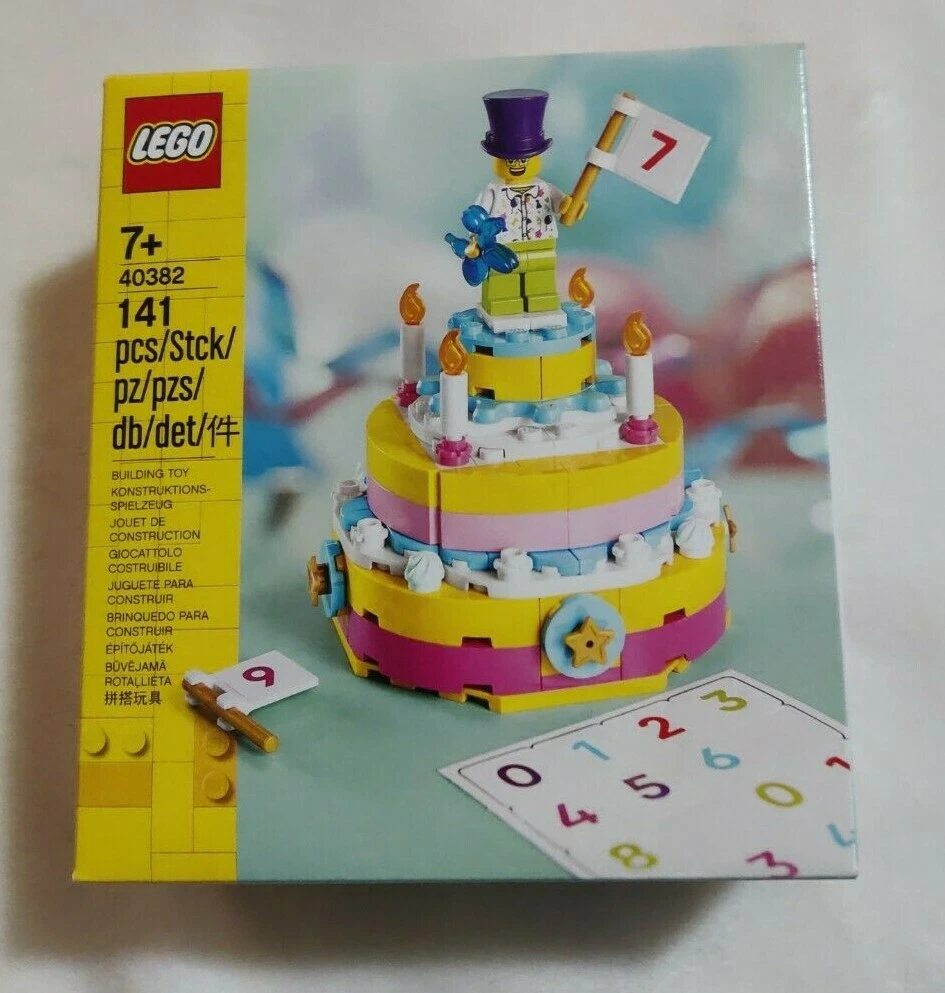 Lego 40382 Birthday Cake Decoration Set NEW SEALED 141pcs