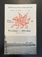 10.4.1967. Wrexham v Aldershot (Div 4).