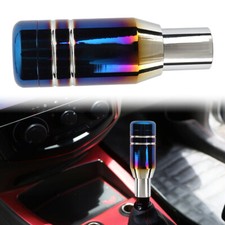 Universal Jdm Aluminum Burnt Blue Automatic Gear Stick Shift Knob Lever Shifter