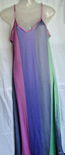 Multicolor Spaghetti Strap Long Summer Dress sz.M New