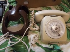 Vintage Ericsson LM DLG0102/91 DIALOG CREME TELEFON TELEFON 1960ER RETRO PROP