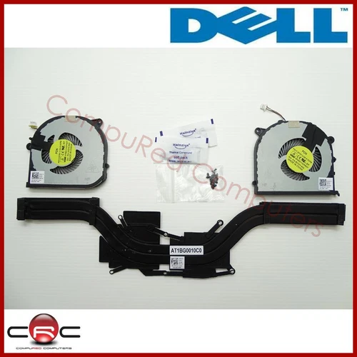 Dell XPS 15-9550 Kühlelement & Ventilatoren Heatsink & Fans 0HYY21 0RVTXY 036CV9