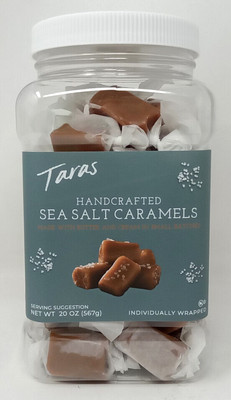 Tara's - Hand Crafted Sea Salt Caramels & Individually Wrapped - BB: 3/25