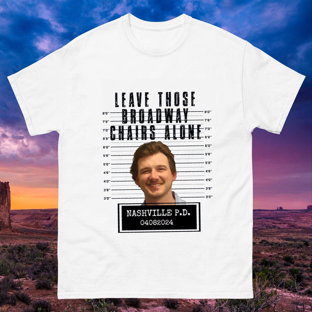 Morgan Wallen Nashville PD, Morgan Wallen Mugshot Country Music T