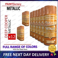 Spray Paint Aerosol Metallic Deep Copper Wood Metal Plastic Glass 200ml -1to12