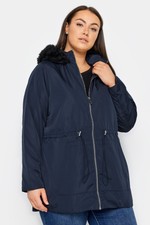Evans Faux Fur Hooded Parka Coat