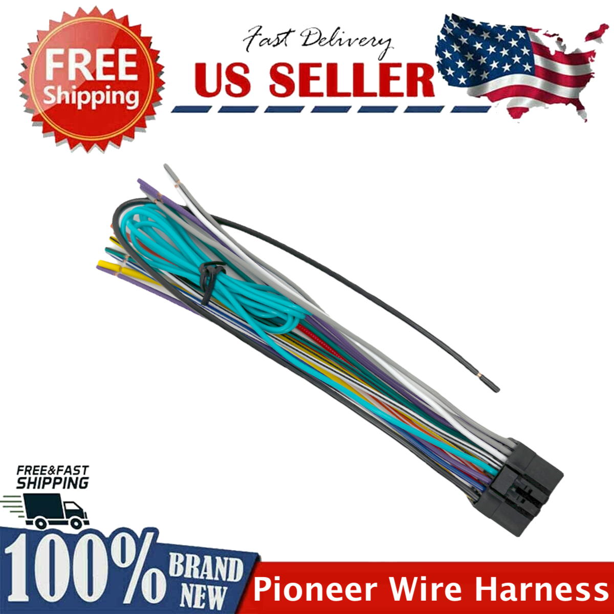 New Wire Harness for PIONEER AVH-P2300DVD AVHP2300DVD Car Radio Replacement  Part | eBay