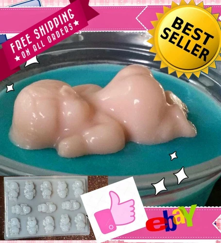 Jello Mold/molde gelatina bebé incluye color carne