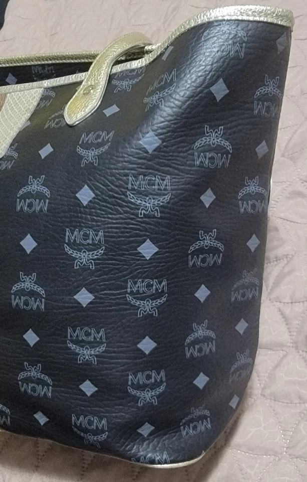 Bolso de Mano MCM Visetos Rayas Munich León Edición Princesa León Bolso de Lujo Foto 3 de 4