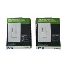 Set Of 2 - EATON Z-Wave Plus Wireless Accessor Universal Dimmer RF9642-ZDW
