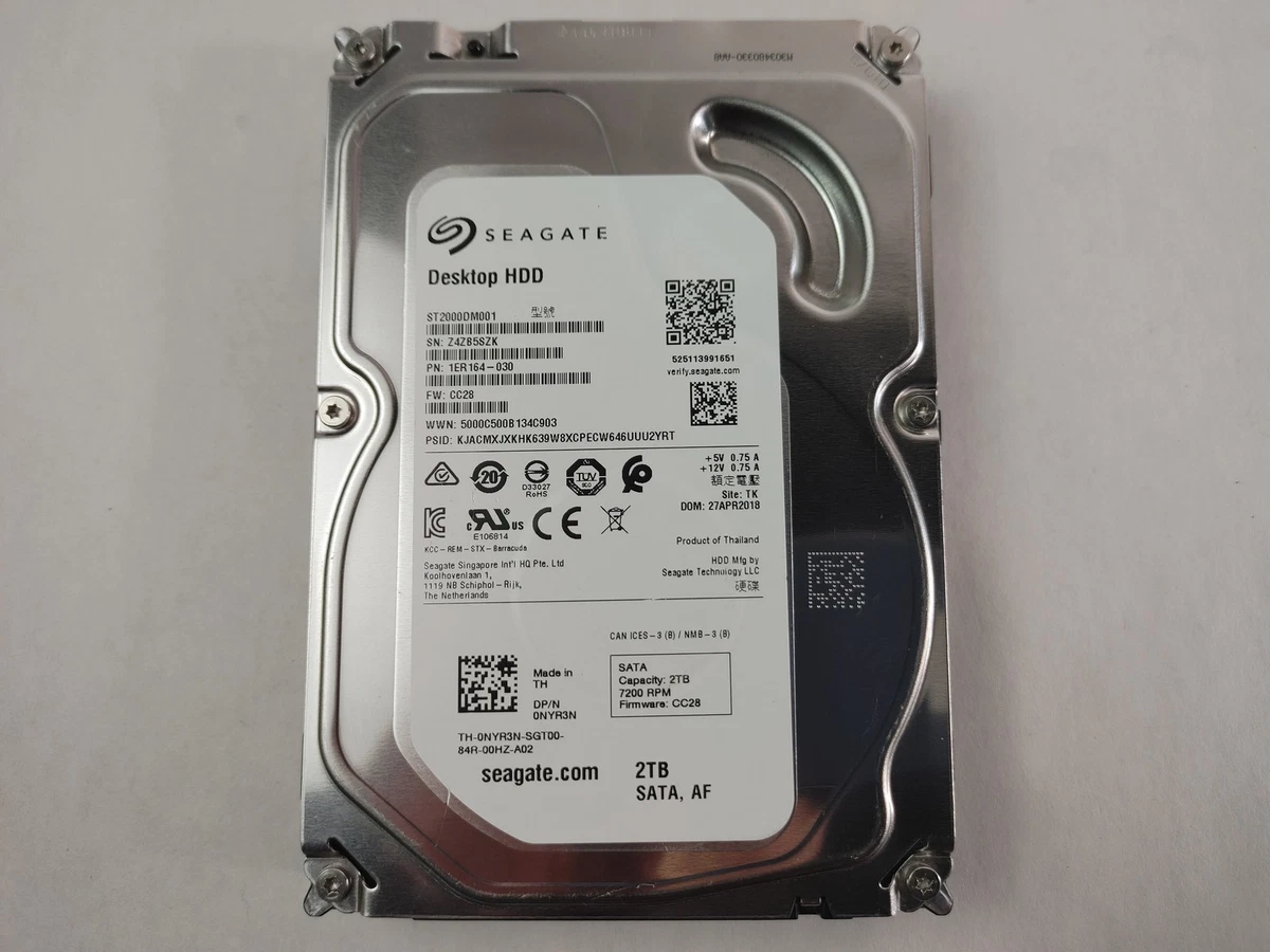 Seagate Barracuda St2000dm001 2tb for sale | eBay