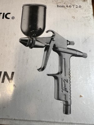 Central Pneumatic 4oz. Adjustable Detail Spray Gun -Gravity Feed- #46720