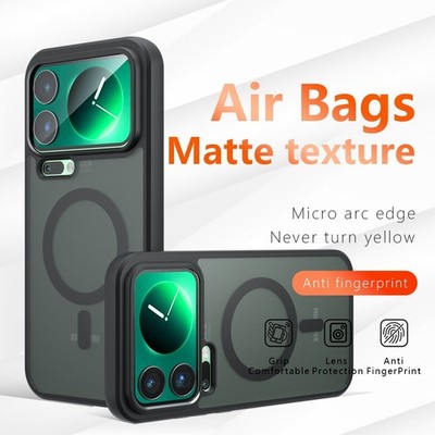Magnetic & Slim Clear Matte Hard Back Case For Xiaomi 17 Pro Max / 17 Pro 17