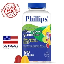 Fiber Good Gummies Fiber Supplement Soluble Gummies 90 Each By Phillips