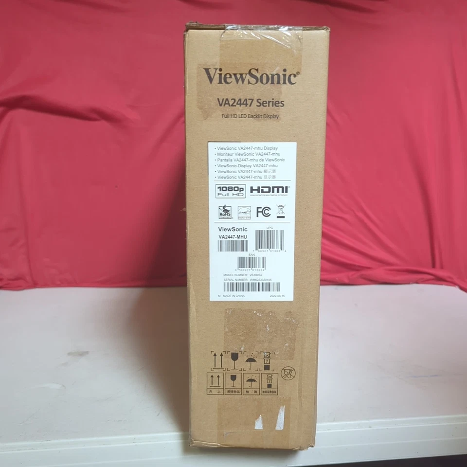 ViewSonic VA2447-MHU 24 Inch Full HD 1080p USB C Monitor (va2447mhu) - Image 3 of 4